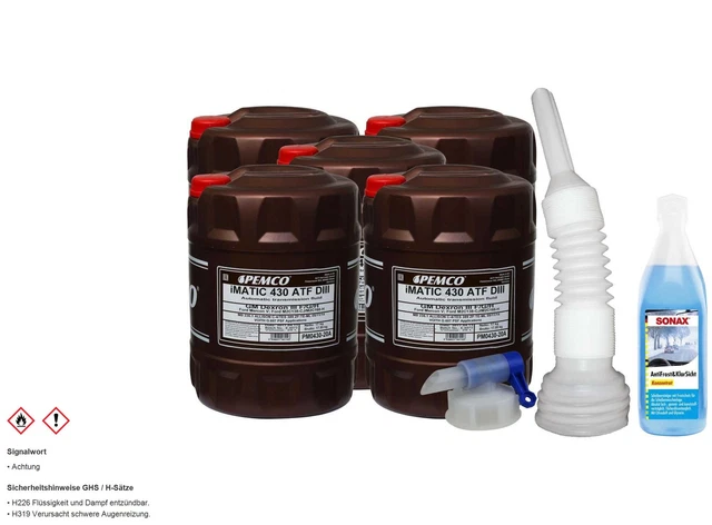 100L pemco Huile pour Boîte à Vitesse Automatique Imatic 430 Atf Diii Oil Incl.
