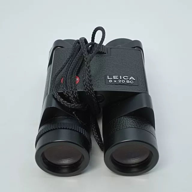 Leica Trinovid 8x20 BC Black Binoculars with Warranty Card and Original Box