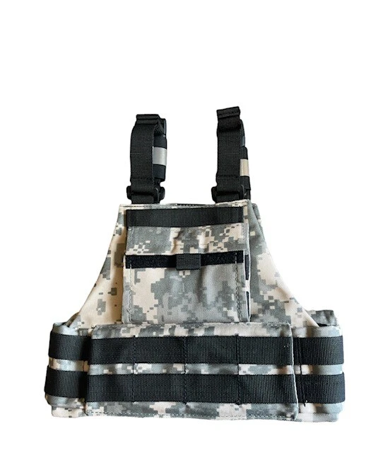 Gilet Tactique Camouflage Enfant - Pour Jeux De Guerre En Extérieur - Nylon Respirant, Multi-Poches & Réglable