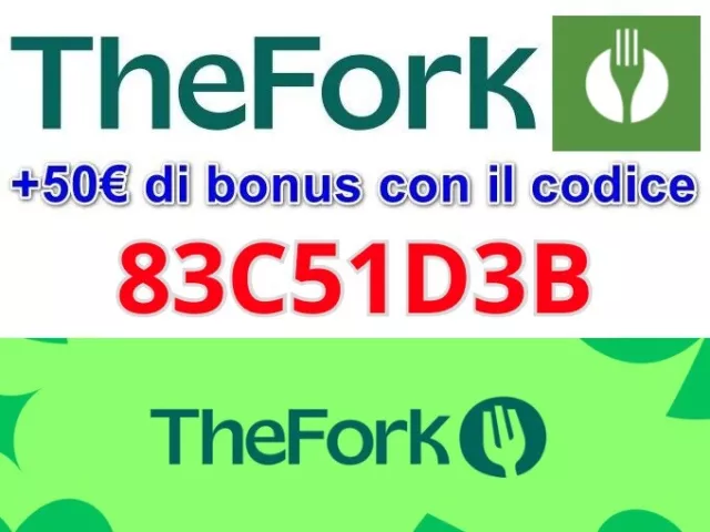 THE FORK - 50€ Sconto benvenuto, sconti  e Buono  - LEGGERE LA DESCRIZIONE!🔥