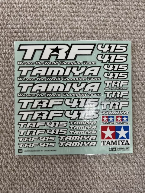 Tamiya TRF 415 Decal Sheet, Tech Racing NIP