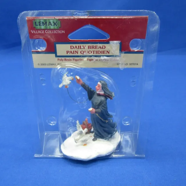 Lemax Christmas Village Collection Nun Daily Bread Poly-Resin Figure Catholic