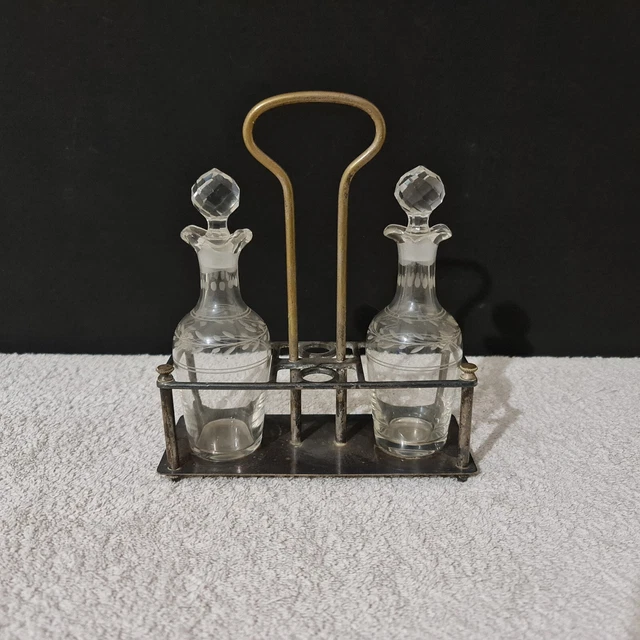 Lot De 20 Bouteilles En Verre 1000 Ml Avec Bouchon Doré Et Bec Verseur - Pour Huile, Vinaigre, Alcool - Huilier élégant - 6