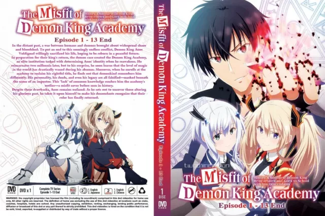 DVD ANIME THE Misfit Of Demon King Academy Season 1+2 (Part 1) :1