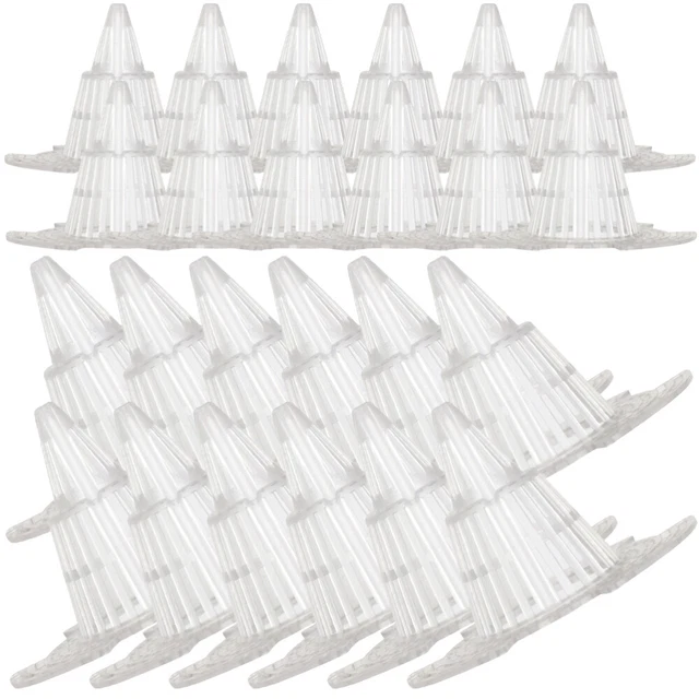 24 Pcs Plant Dishes Saucer Mesh Orchid Plastic Plant Trays