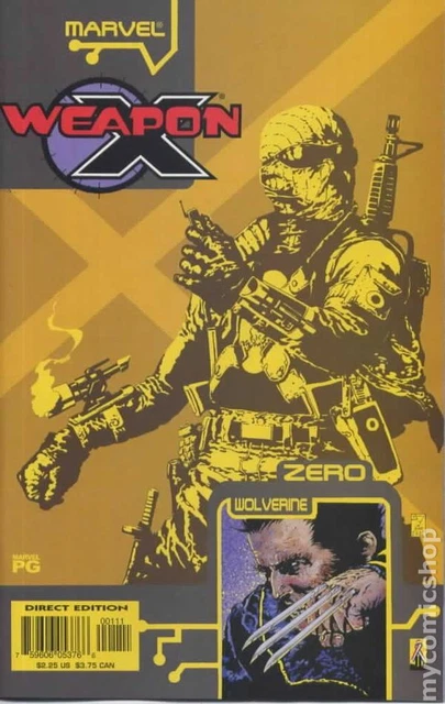 Weapon X Agent Zero #1 FN 2002 Stock Image
