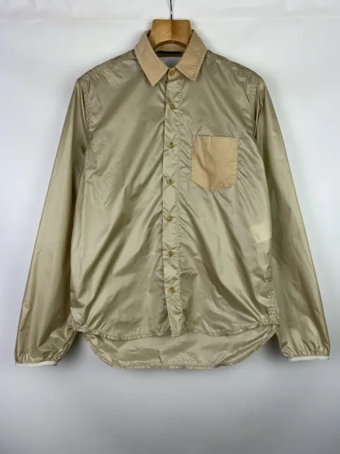 Nanamica Pertex Microlight men’s nylon overshirt shirt size M