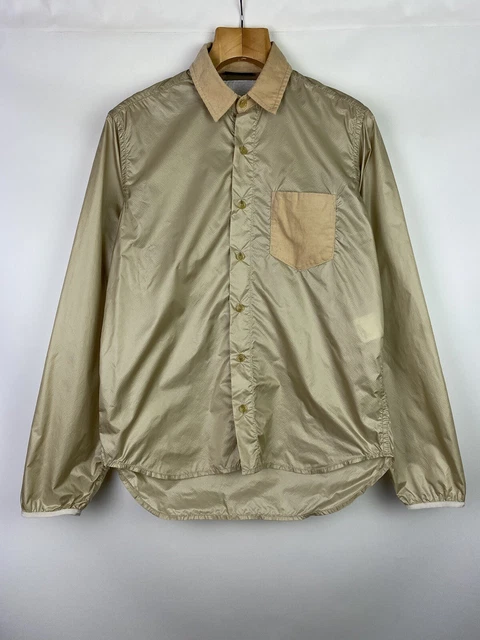 Nanamica Pertex Microlight men’s nylon overshirt shirt size M