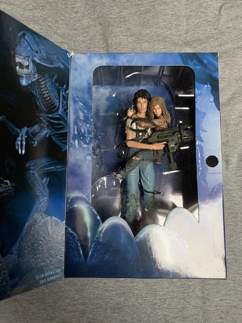 NECA ALIENS RIPLEY Rescuing Newt 2 Pack 30th Anniversary Deluxe Action ...
