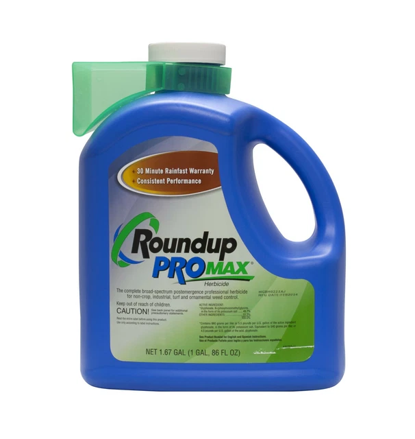 Roundup Pro Max (1.67 Gals) Weed & Brush Killer Herbicide Turf Ornamental Weeds