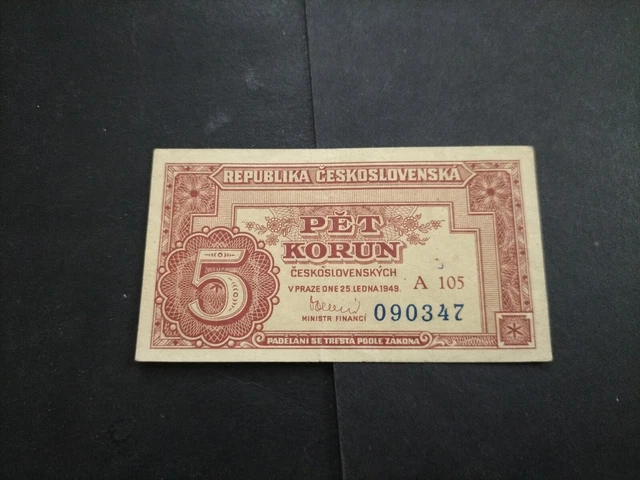 Czechoslovakia 5 Korun 1949