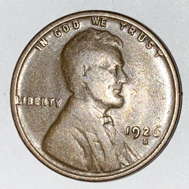 1 US Lincoln Wheat Cent Penny Roll 1926-S/1920-D (50 Coins) Old Vintage 6