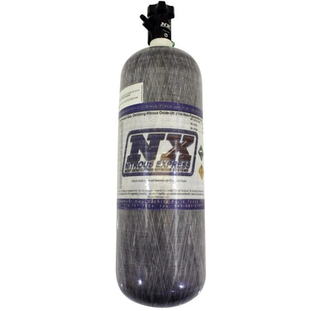 Nitrous Express Composito Bottiglia W/Fulmine 500 Valvola (6.79 D. X 23.25 Alto
