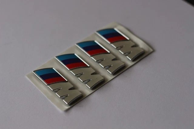 2x Neu ORIGINAL BMW M Emblem LOGO 5114 8058881 Schriftzug 45x15mm