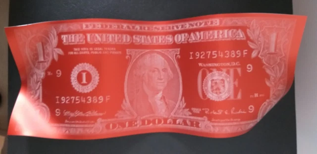 Karl Lagasse, RARE : One dollar Red Christmas signé - 55 exemplaires seulement