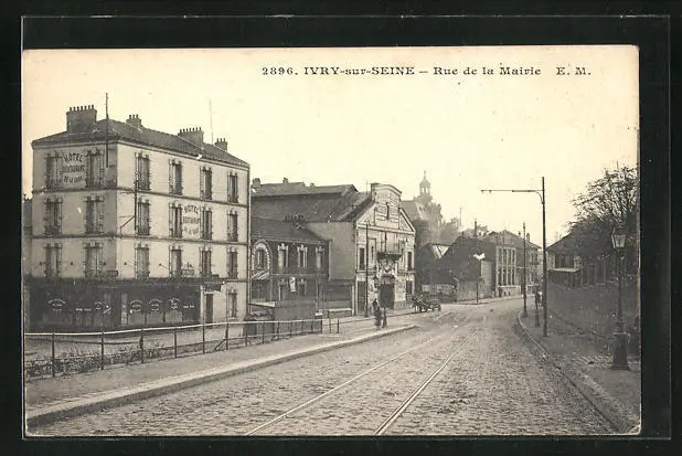 CPA Ivry-sur-Seine, Rue de la Mairie