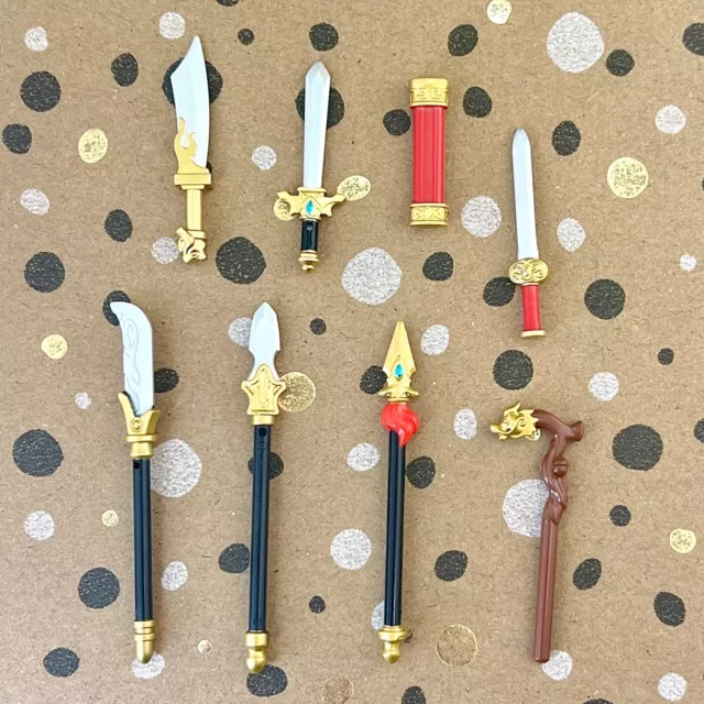 🌟Custom🌟 7pcs x Ninja Weapon bundle for Lego mini figures 2