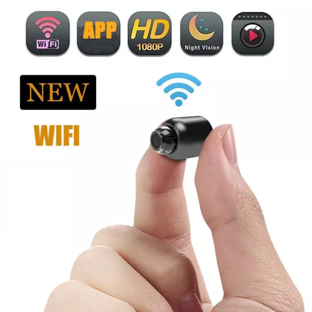 HD 1080P Mini Camera Wireless WiFi Security Surveillance Tiny Cam Night Vision