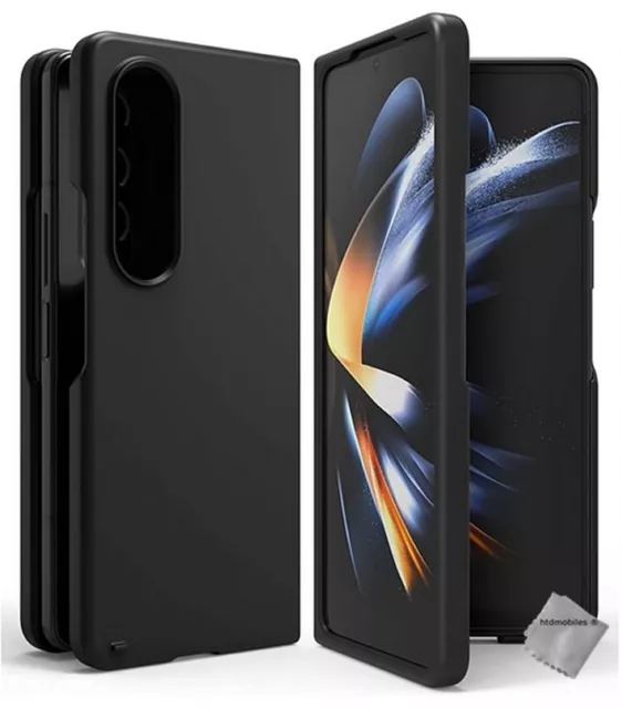 Housse etui coque rigide avant et arrière pour Samsung Galaxy Z Fold 4 5G - NOIR