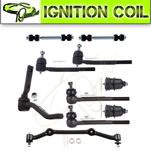 Brand 10 Pieces Suspension Center Link Sway Bars Idler Arm Fit For GMC RWD/2WD