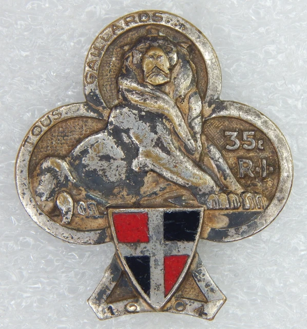 Insigne Militaire France Dragon Romainville 1771 - Armure - Médaille Ancienne