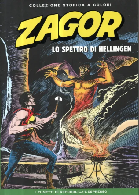 ZAGOR collezione storica a colori N°106 ( i fumetti repubblica- l' espresso)
