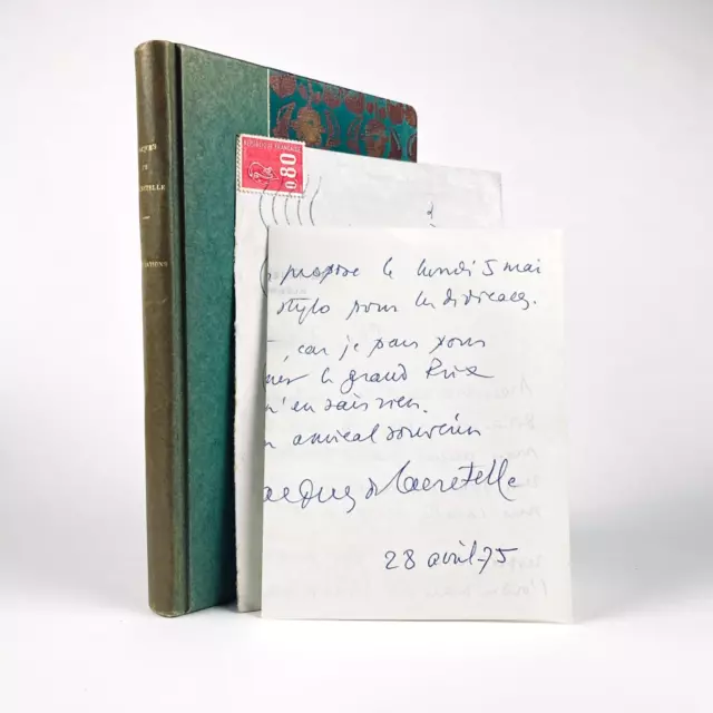 De Lacretelle : Libérations . Envoi Signé + Lettre Autographe . Brentano's  Eo