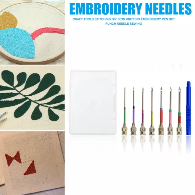 DIY Knitting Weaving Tool Threader Needle Sewing Accessories Embroidery Pen