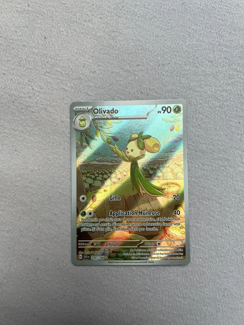 Olivado 10 Cartes Pokémon - Ultraboost X Écarlate Et Violet 01 - Gallery Secrète 200/198 Alternative - Édition Française