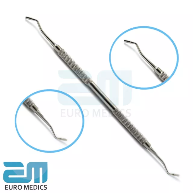 PACKER MODELLER COMPOSITE FILLING DENTAL HAND INSTRUMENT CE Double Ended Steel