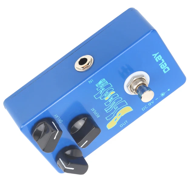 Delay Effect Pedal True Bypass Sound Processor Electric Guitar Single Block OCH