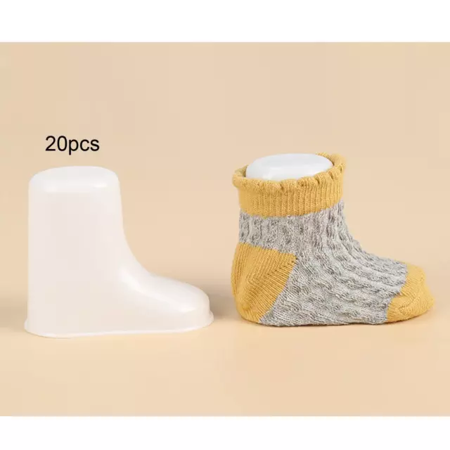 20 Pièces Chaussettes Chaussettes Présentoir, Embauchoirs pour Bébé, Modèle