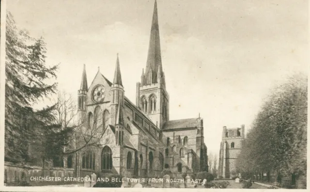 Chichester Kathedrale & Glockenturm aus Nordosten (Woolstone Bros Milton Serie)