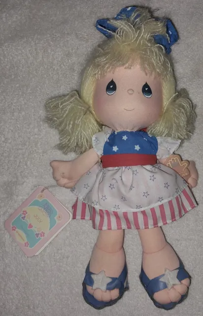 Precious Moments 1988 Doll Of The Month July Plush Doll