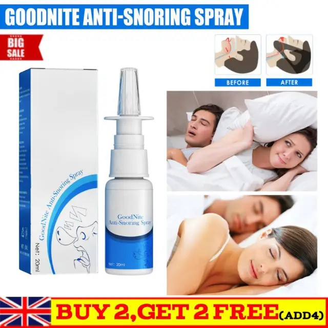 New Snoring Nasal Spray Snore Stopper Drops Relief Remedy Anti Snoring 20ml