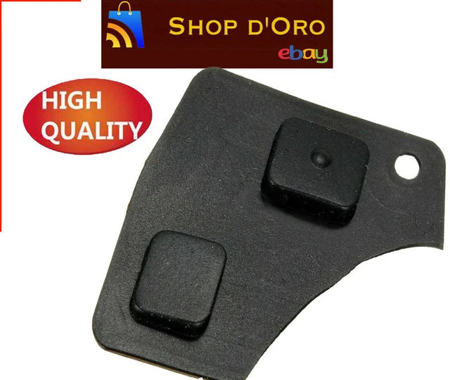 Tasti Ricambio Gomma Per Chiave Toyota - Compatibile Yaris, RAV4, Corolla, 2 Pulsanti - Foto 7