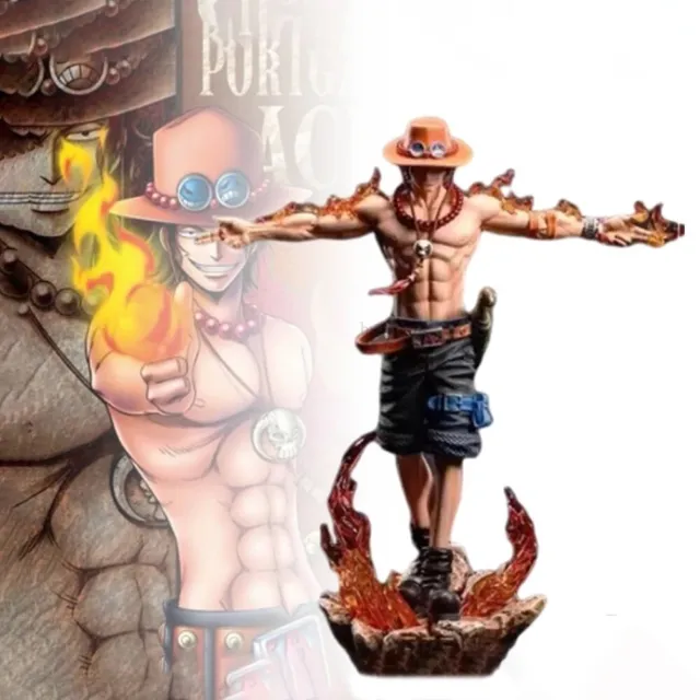 One Piece Portgas D. Ace Figurine Statue Manga