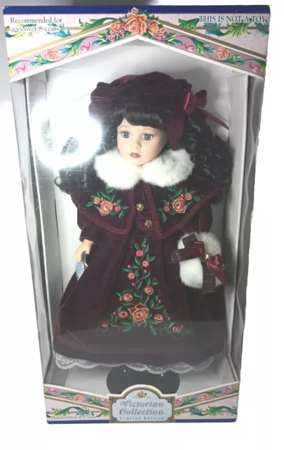 Genuine Porcelain Doll The Victorian Collection with Certificate of Authenticity