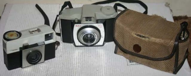 Kodak Brownie 127 / Instamatic 25 / 44A - Lote de trabajo de cámara fotográfica repuestos o reparación