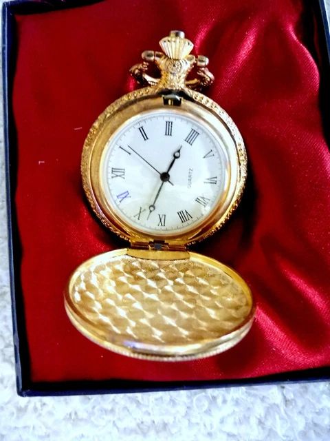 Montre Gousset Quartz Editions Atlas Argentée - Style Rétro - Neuf (pile à Changer)