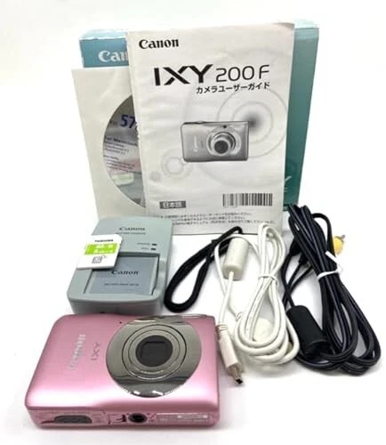 [ Near Mint ] CANON IXY 200F (Pink) 12.1 MP 4x Optical Zoom Digital Camera JAPAN