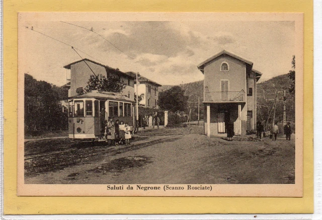 Saluti da Negrone BG - stazione tram - fp