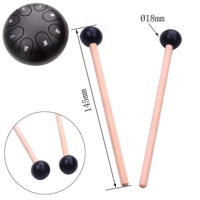 Bacchette Batteria Stagg Maple 7AN Punta In Nylon - 1 Paio Nuovo - Foto 4