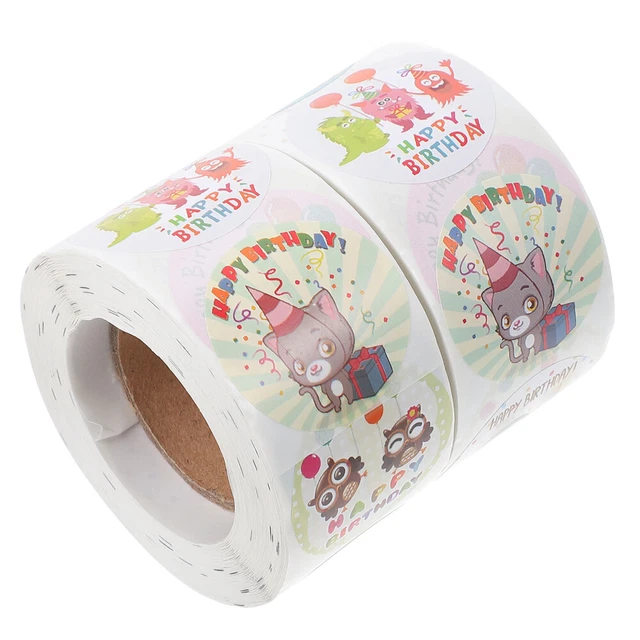 Autocollants Joyeux Anniversaire – Lot De 4 Planches, Motifs Colorés, Pour Scrapbooking Et Décoration Cadeaux - 5