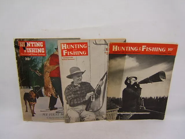 LOT; VINTAGE OUTDOOR Publications; Hunting and Fishing Magazines, Shooters  Bible $39.00 - PicClick