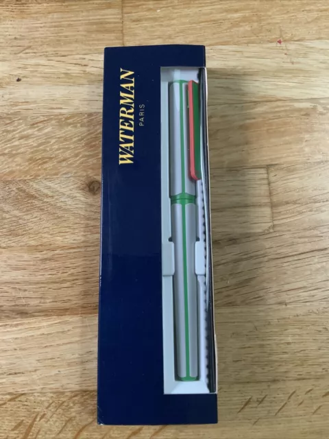 Stylo Plume Waterman Forum Vintage Années 80/90 - Chrome - à Cartouches - Occasion à Vérifier En Photos