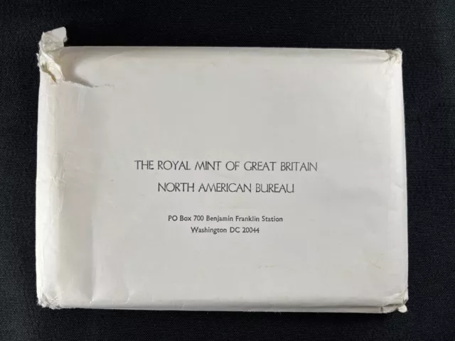 1970 United Kingdom Proof Set - 8 Coins With Case & COA