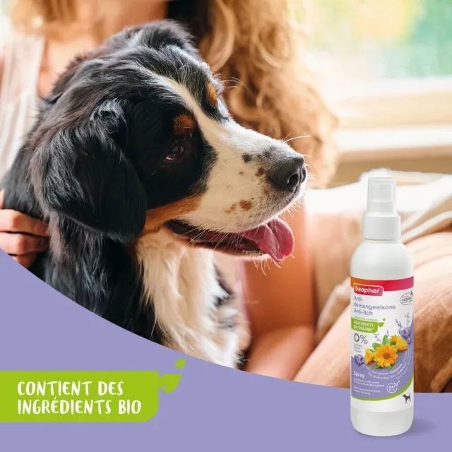 Spray anti-démangeaisons labellisé Ecocert pour chien, BEAPHAR