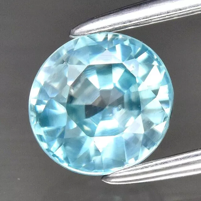 ★★   Rare !! Zircon Bleu Du Cambodge : 1,00 Carat ★★ P416.129T