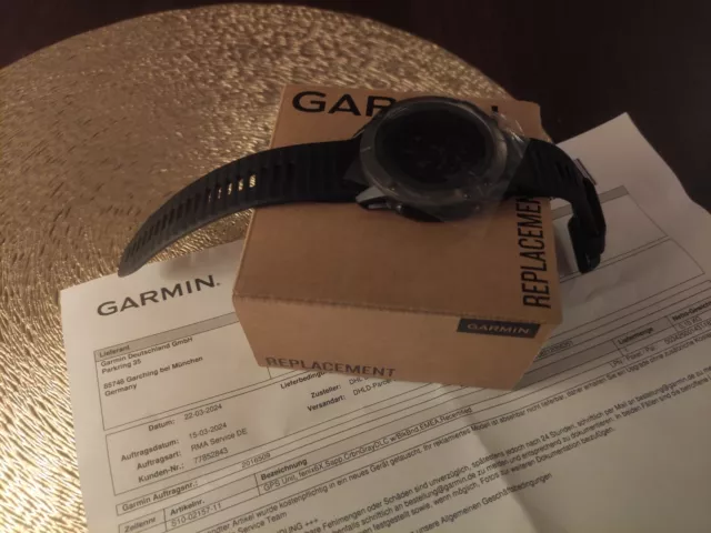 Garmin Fenix 6X Pro Sapphire Carbon Gray DLC Black Band - BRAND NEW - 3